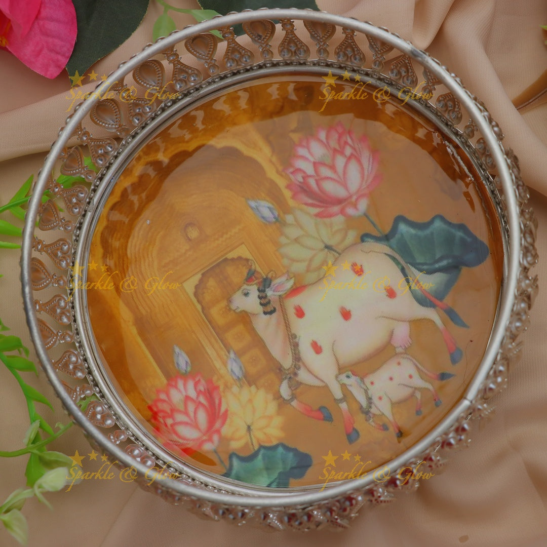 Exquisite Kalamkari Decorative Basket - Ideal Gift Choice