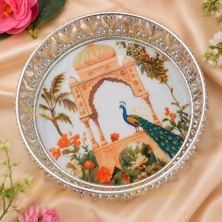 Exquisite Kalamkari Decorative Basket - Ideal Gift Choice