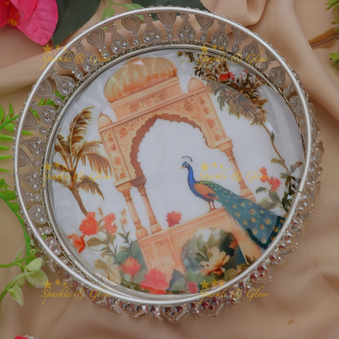 Exquisite Kalamkari Decorative Basket - Ideal Gift Choice