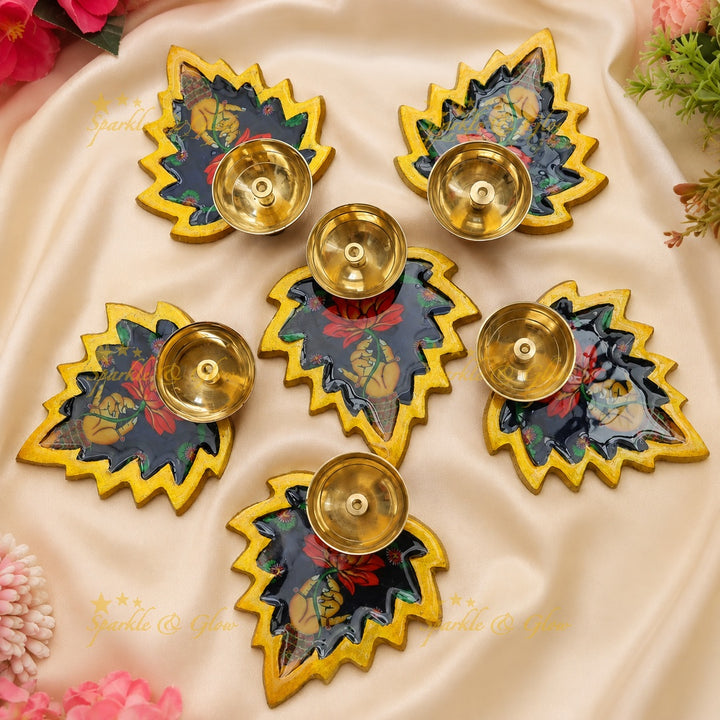 Festive Diya Set - Illuminate Your Celebrations set of 6