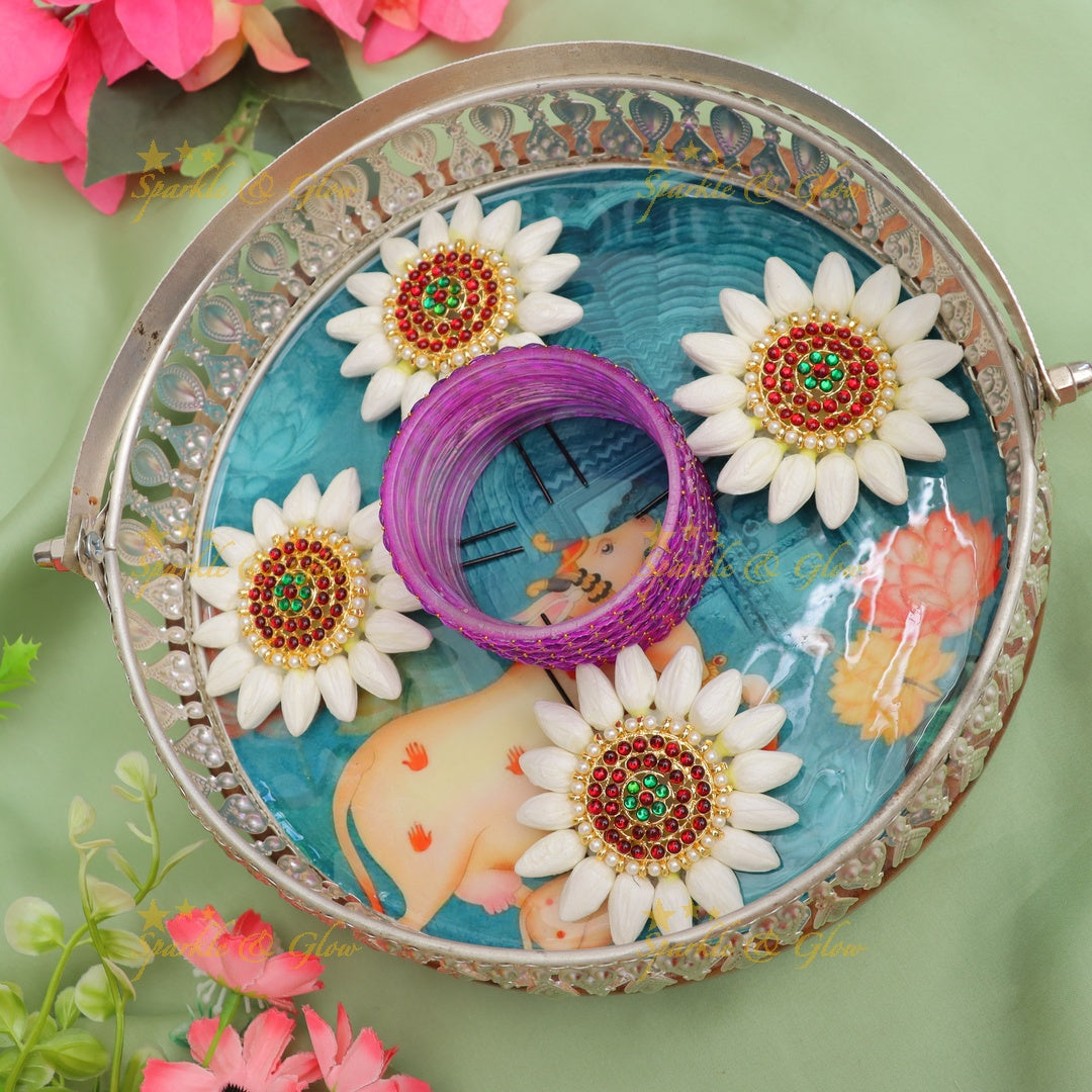 Stunning Festive Bangles & Hairbands Combo Offer Online
