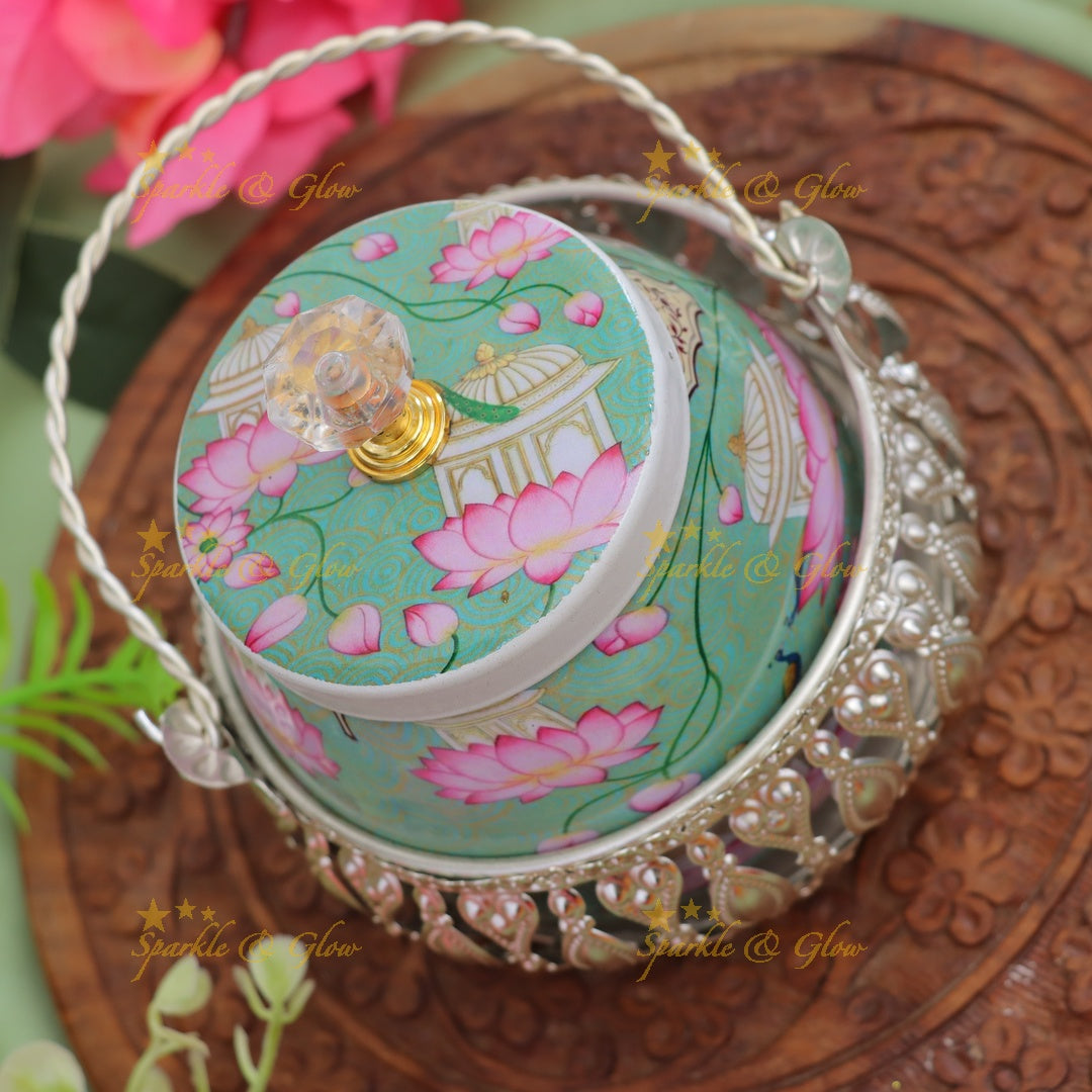 Beautiful Botanical Gift Jar & Basket Set
