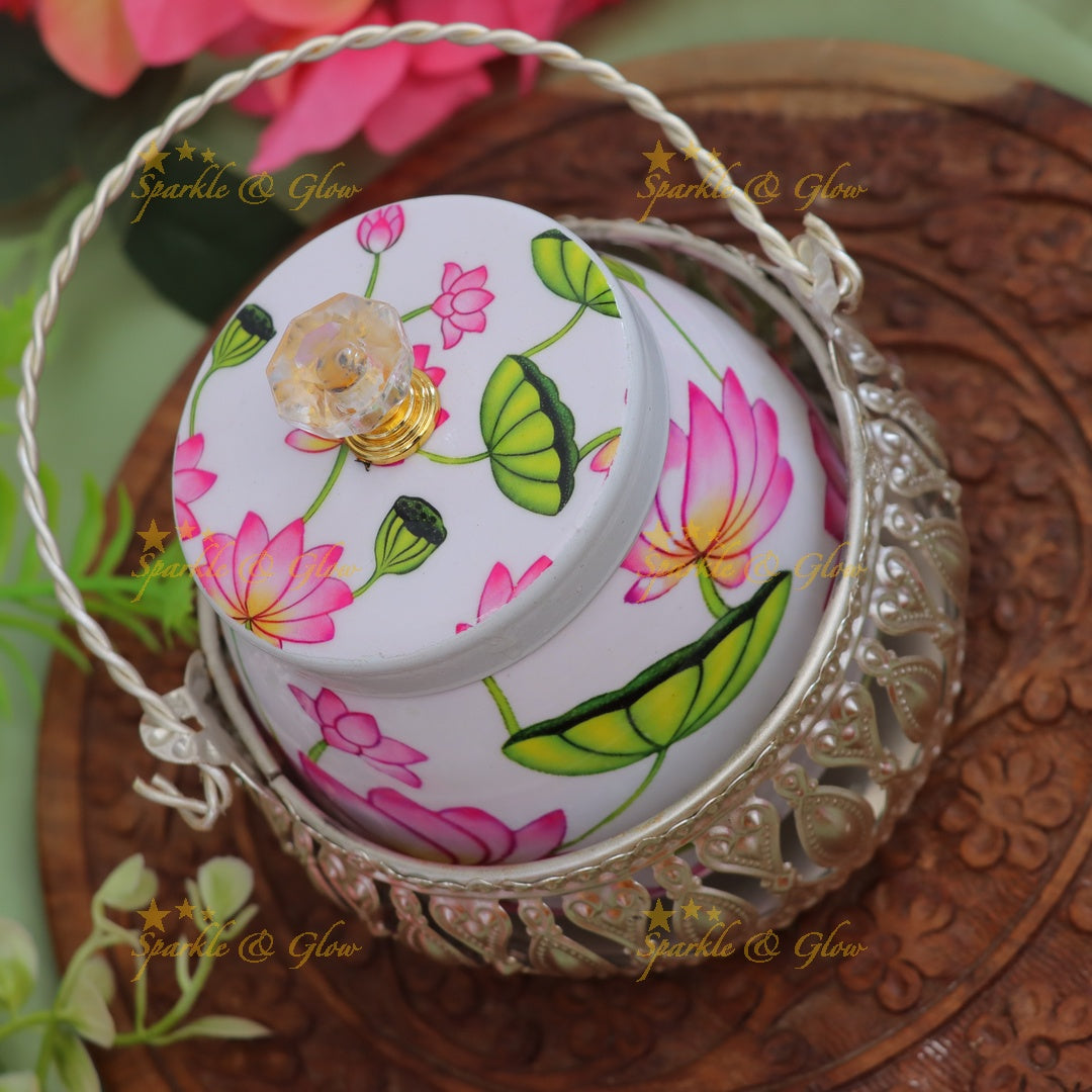 Beautiful Botanical Gift Jar & Basket Set