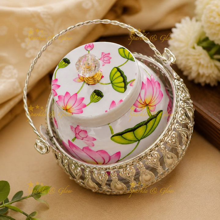 Beautiful Botanical Gift Jar & Basket Set