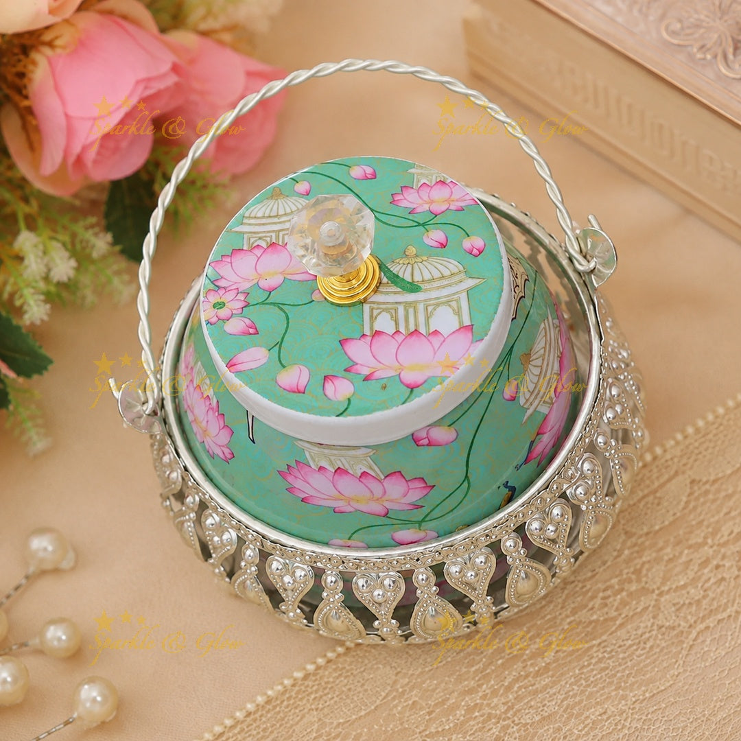 Beautiful Botanical Gift Jar & Basket Set