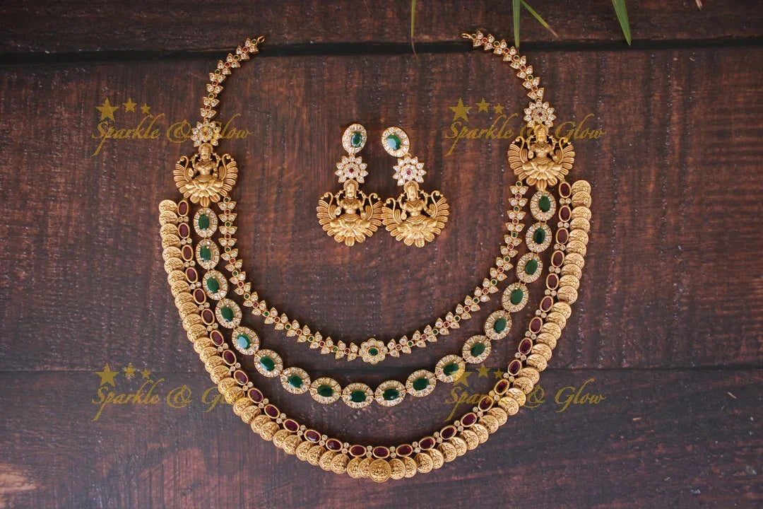 Exquisite three layered coin haram - Sparkle and Glow