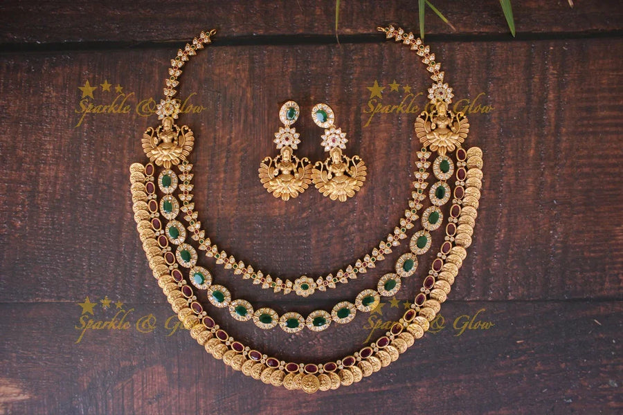 Exquisite three layered coin haram - Sparkle and Glow