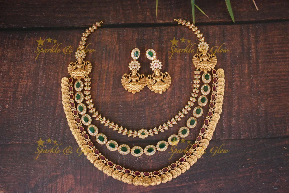 Exquisite three layered coin haram - Sparkle and Glow