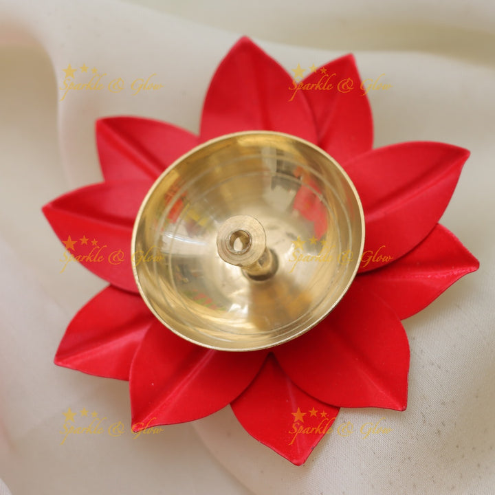 Enchanting Floral Diya Set for Festive Celebrations SET OF 6 Assorted