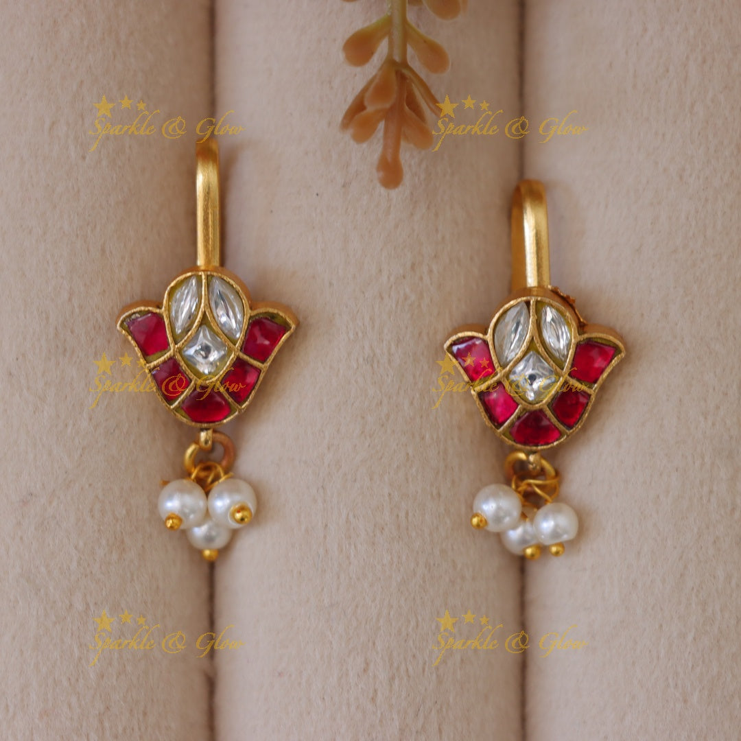 Exquisite Kundan Earrings - Perfect for Festive Glamour