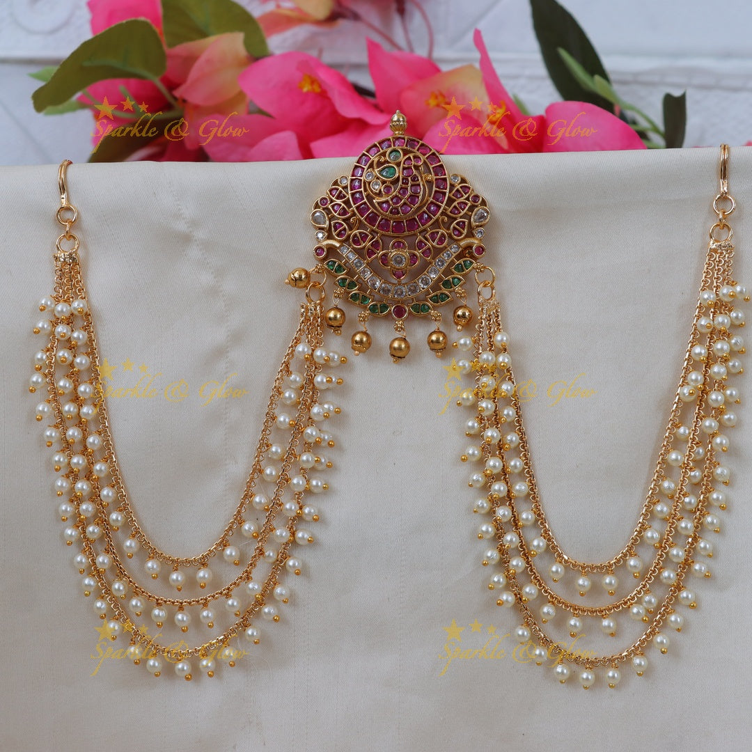 Exquisite Peacock Kemp Jadabilla for Festive Elegance