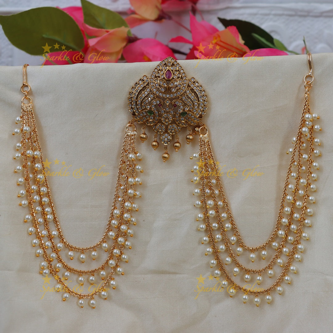 Sparkling CZ Peacock Jadabilla - Perfect for Weddings