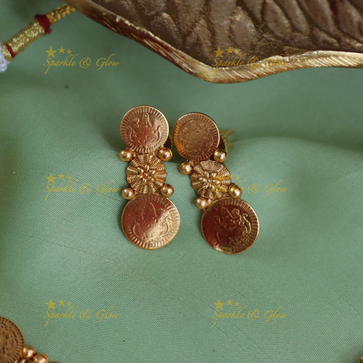 Exquisite Gold Coin Necklace for Festive Celebrations