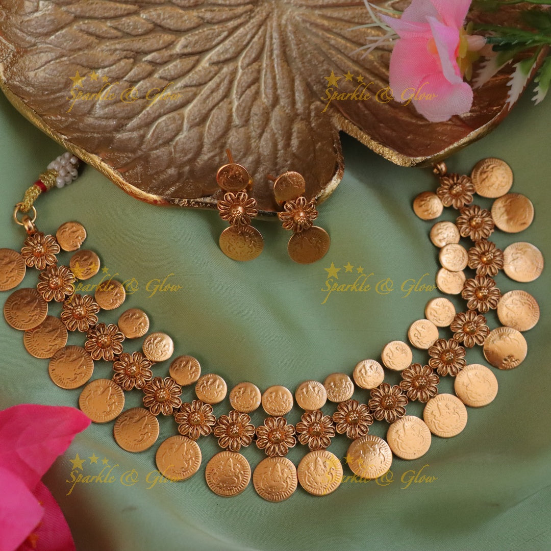 Coin Temple Necklace - Elegance for Celebrations