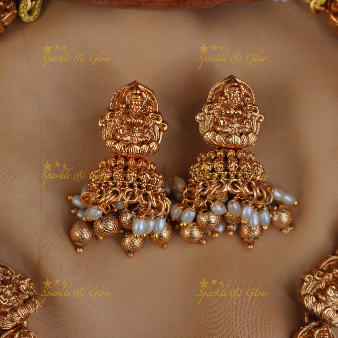 Exquisite Lakshmi Haram Necklace - Premium Jewellery