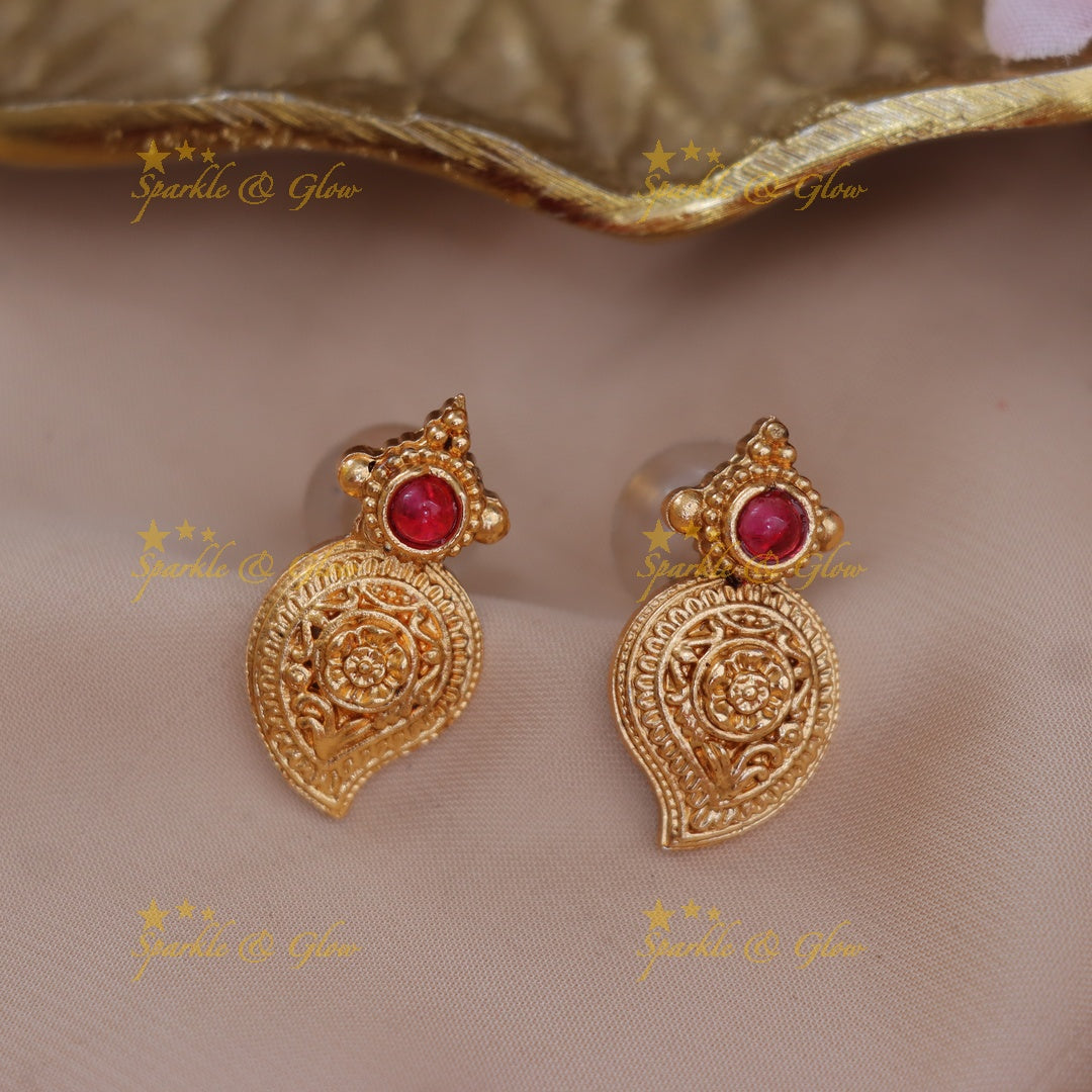 Exquisite Mango Lakshmi Necklace for Festive Elegance