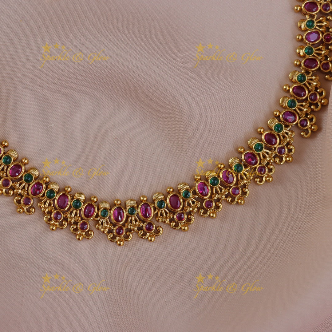 Elegant Kemp Gold Floral Necklace & Earrings Set Online