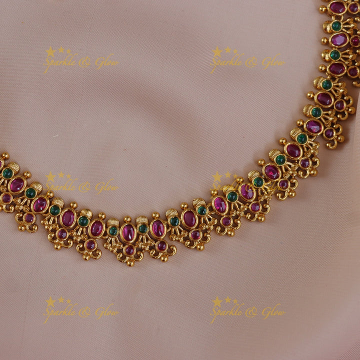 Elegant Kemp Gold Floral Necklace & Earrings Set Online