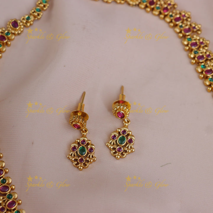 Elegant Kemp Gold Floral Necklace & Earrings Set Online