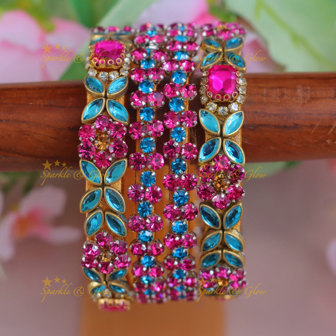 Exquisite Silk Thread Bangles for Bridal Radiance