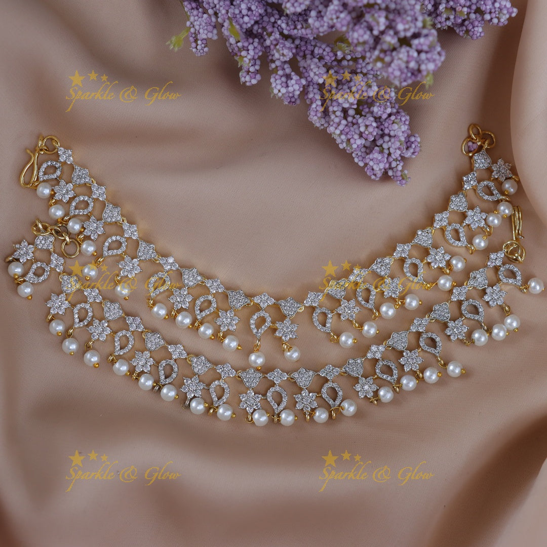 Exquisite Mango Ear Chains for Weddings