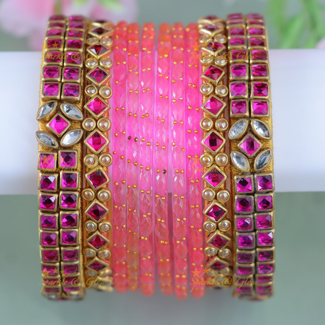 Elegant Kundan Bangles for Special Indian Celebrations
