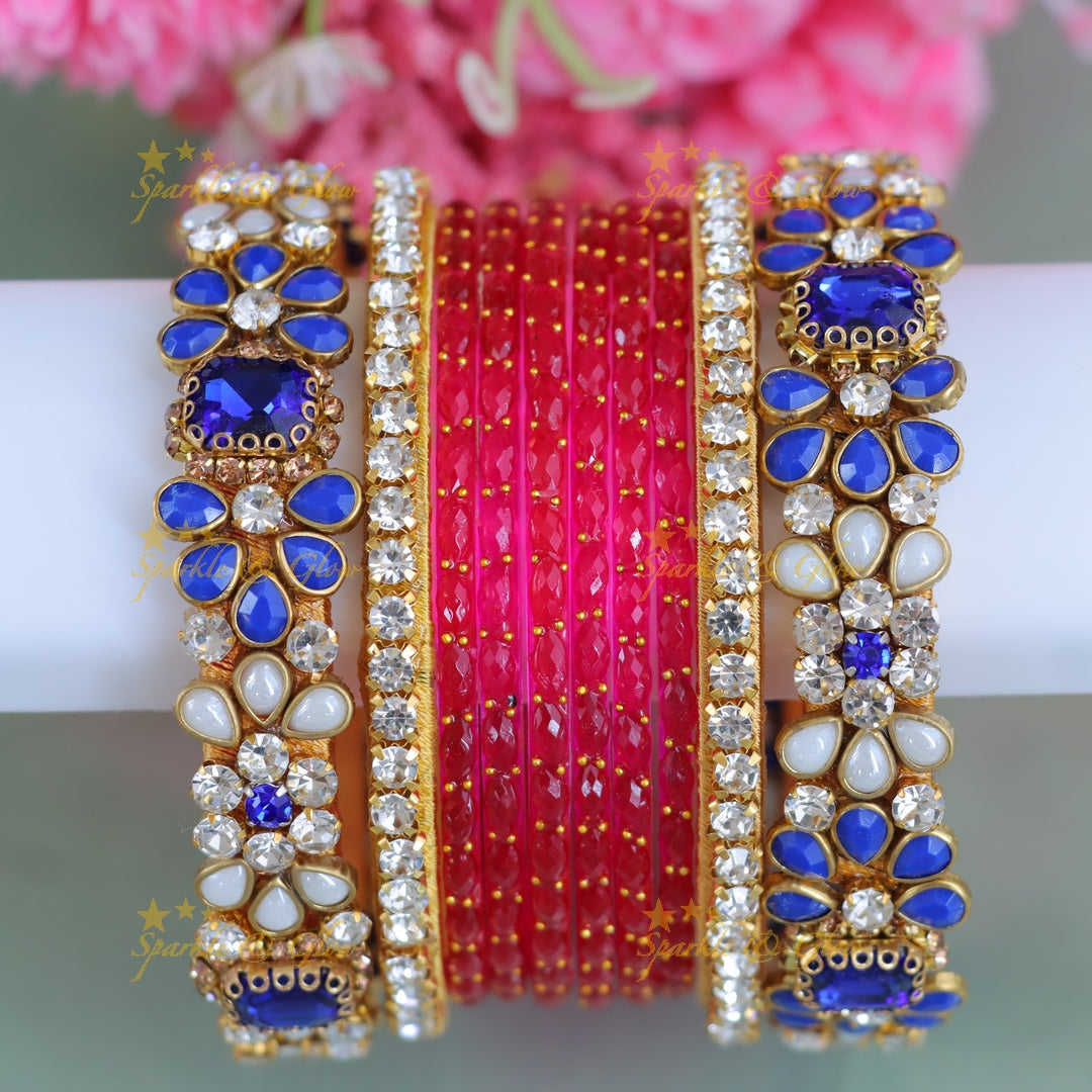 Stunning Kundan Bangles for Brides by Sparkle & Glow