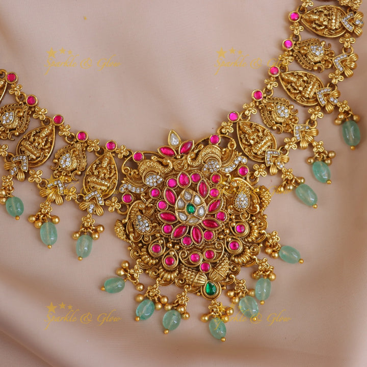 Exquisite Indian Temple Necklace - Goddess Inspired