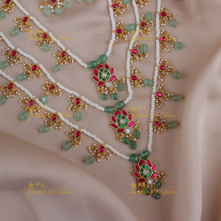 Exquisite Bridal Pearl Necklace Set - Shop Online