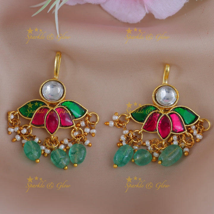 Exquisite Jadau Bugadi Earrings for Festive Elegance