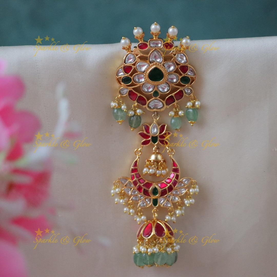Exquisite Pearl Jadau Jadabilla - Premium Hair Accessory