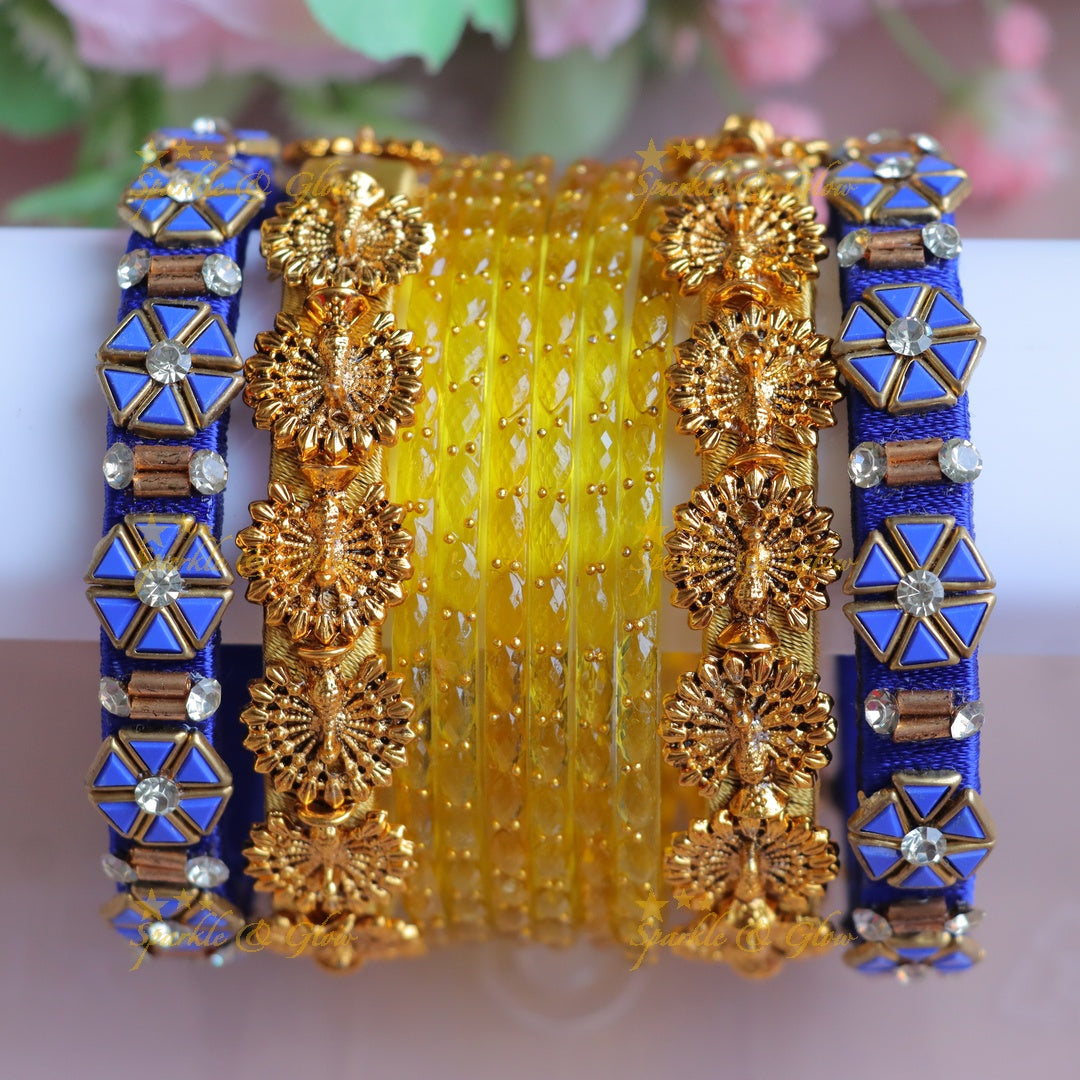 Elegant Silk Thread Bangles for Weddings & Festivities - One Hand