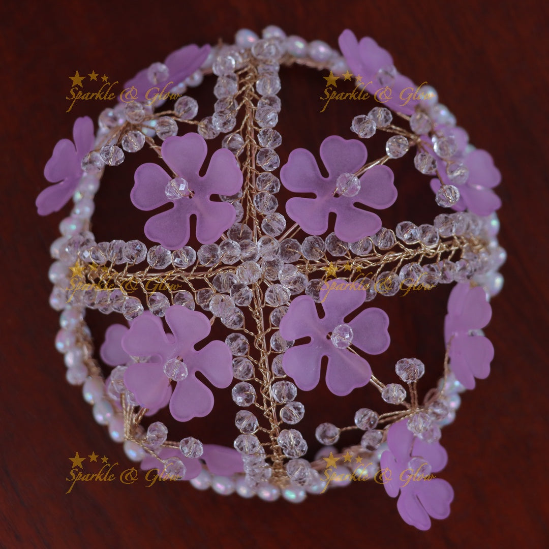 Exquisite Floral Hair Bun Accessory for Weddings