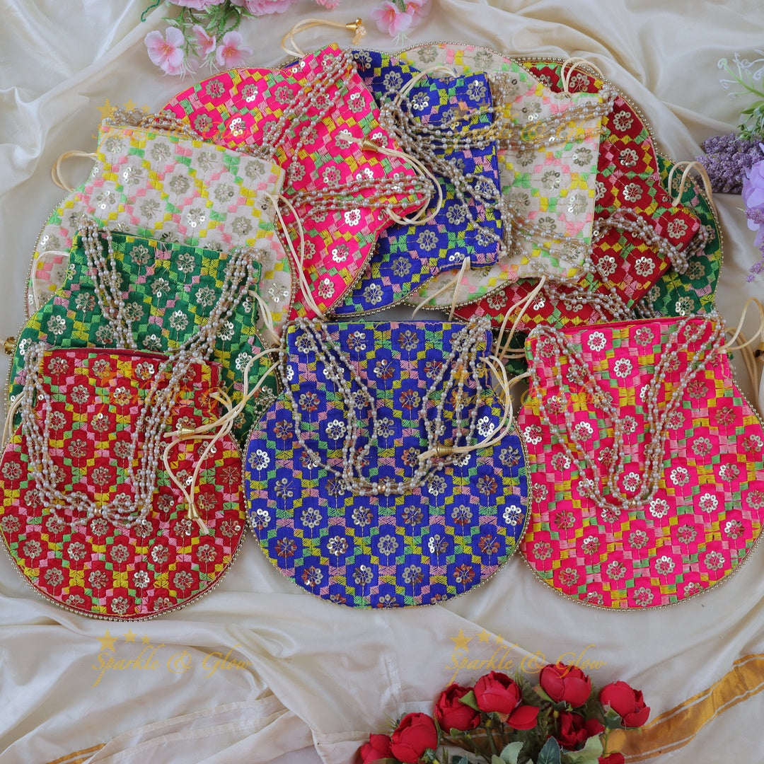 Exquisite Vibrant Potli Bags for Festive Celebrations