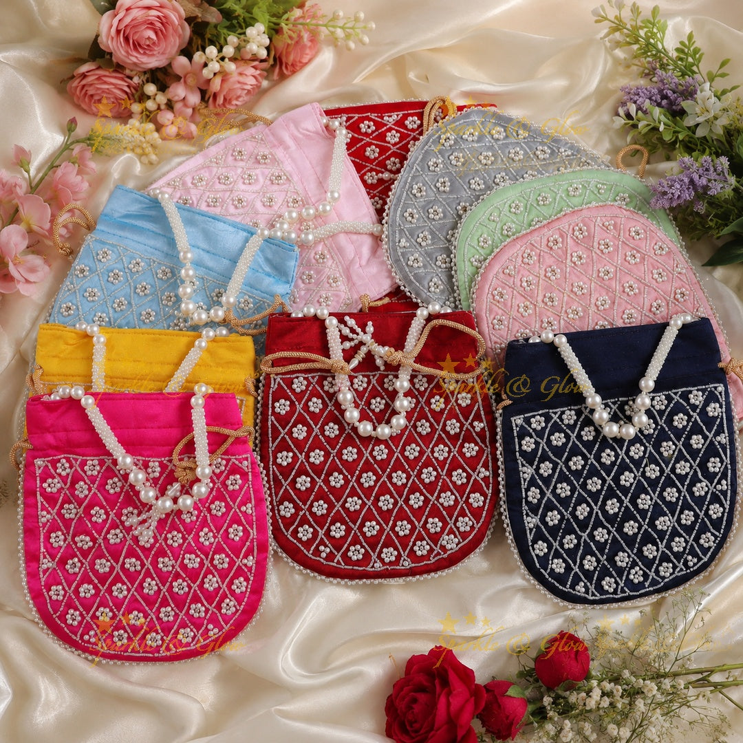 Elegant Designer Potli Bags Set - Perfect Festive Gift