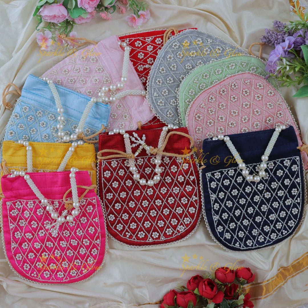 Elegant Designer Potli Bags Set - Perfect Festive Gift