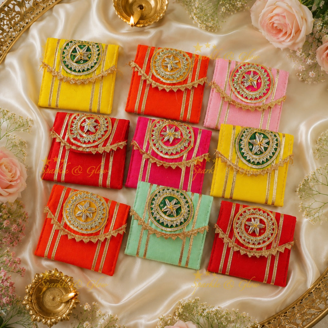 Vibrant Embroidered Purse Set - Festive Gift Essentials