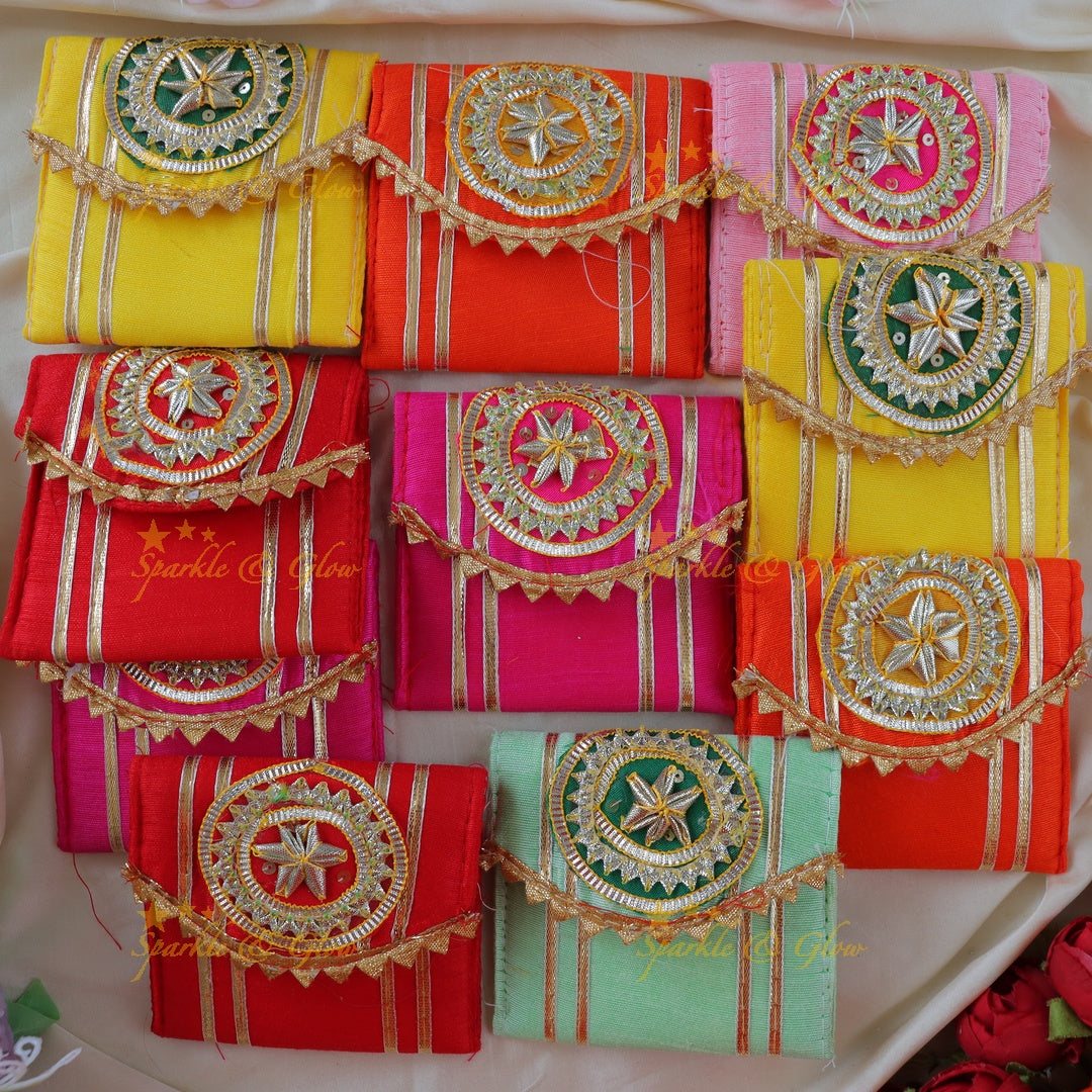 Vibrant Embroidered Purse Set - Festive Gift Essentials