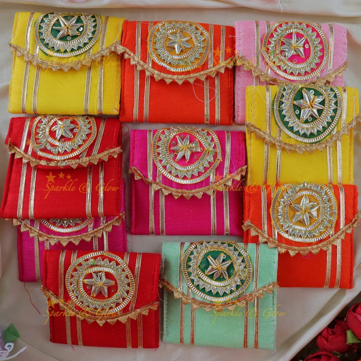 Vibrant Embroidered Purse Set - Festive Gift Essentials