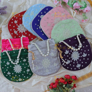 Elegantly Crafted Pearl Potli Bags for Festivals