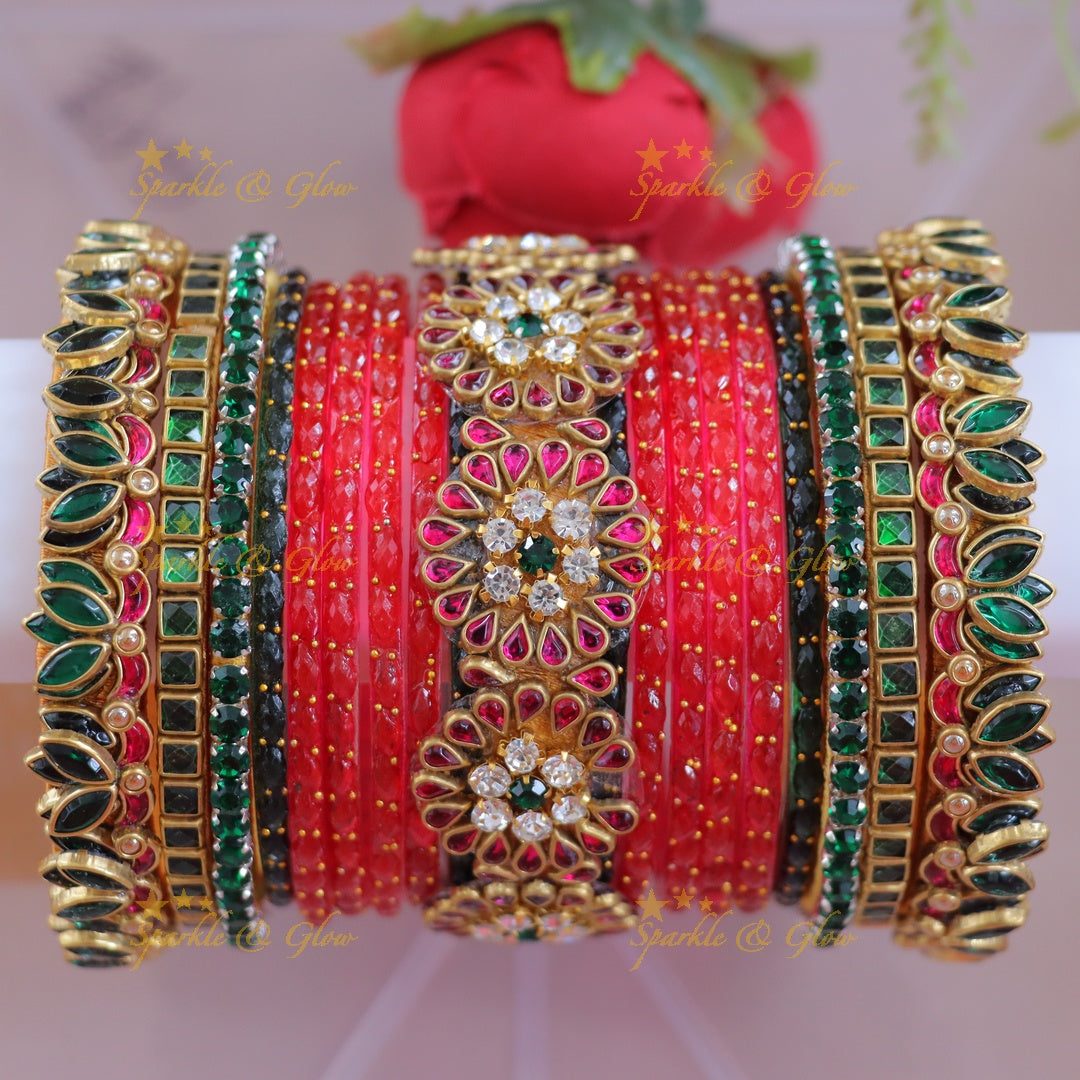 Elegant Silk Thread Bangles for Weddings & Festivals - One Hand