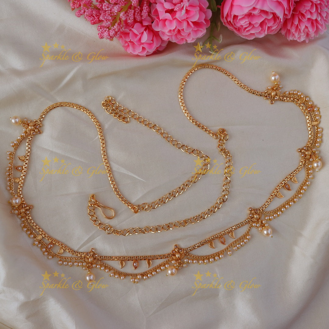 Stunning Peacock Mango Hip Chain for Weddings & Festive Wear