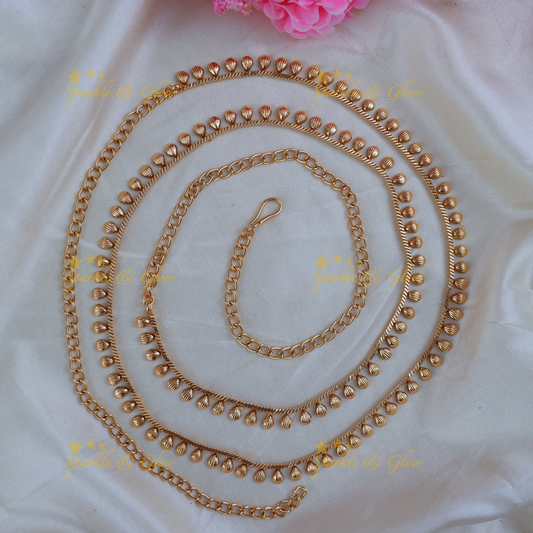 Gold Leaf Hip Chain - Premium Wedding Jewelry Accessory