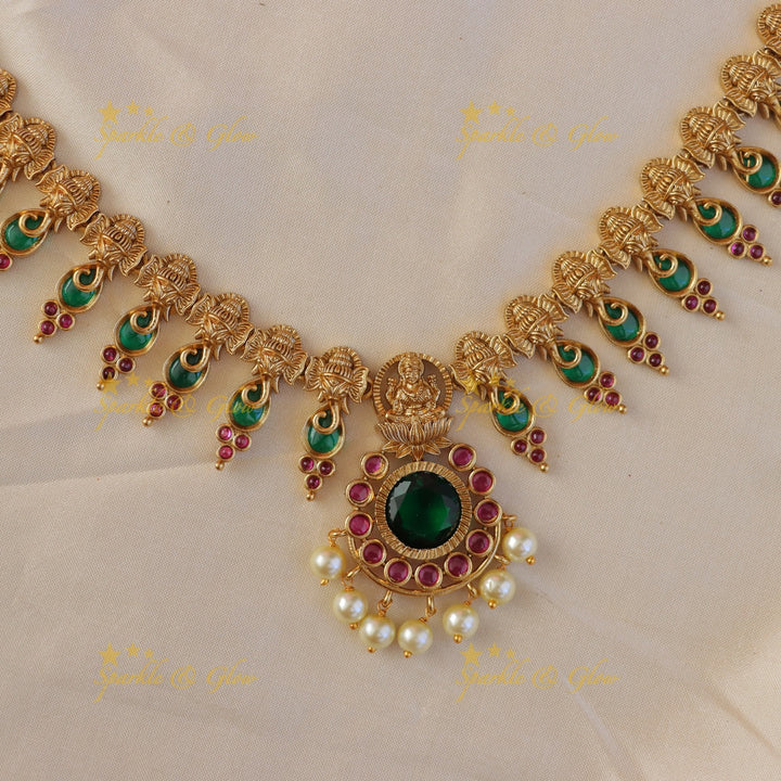 Exquisite Ganesh Pearl Hip Chain for Festive Elegance