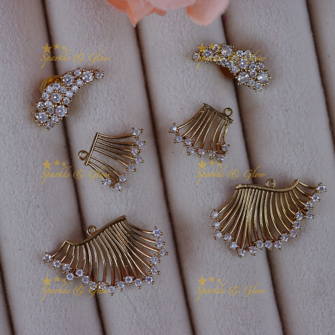 Exquisite Mango Stone Earrings for Elegant Festivities