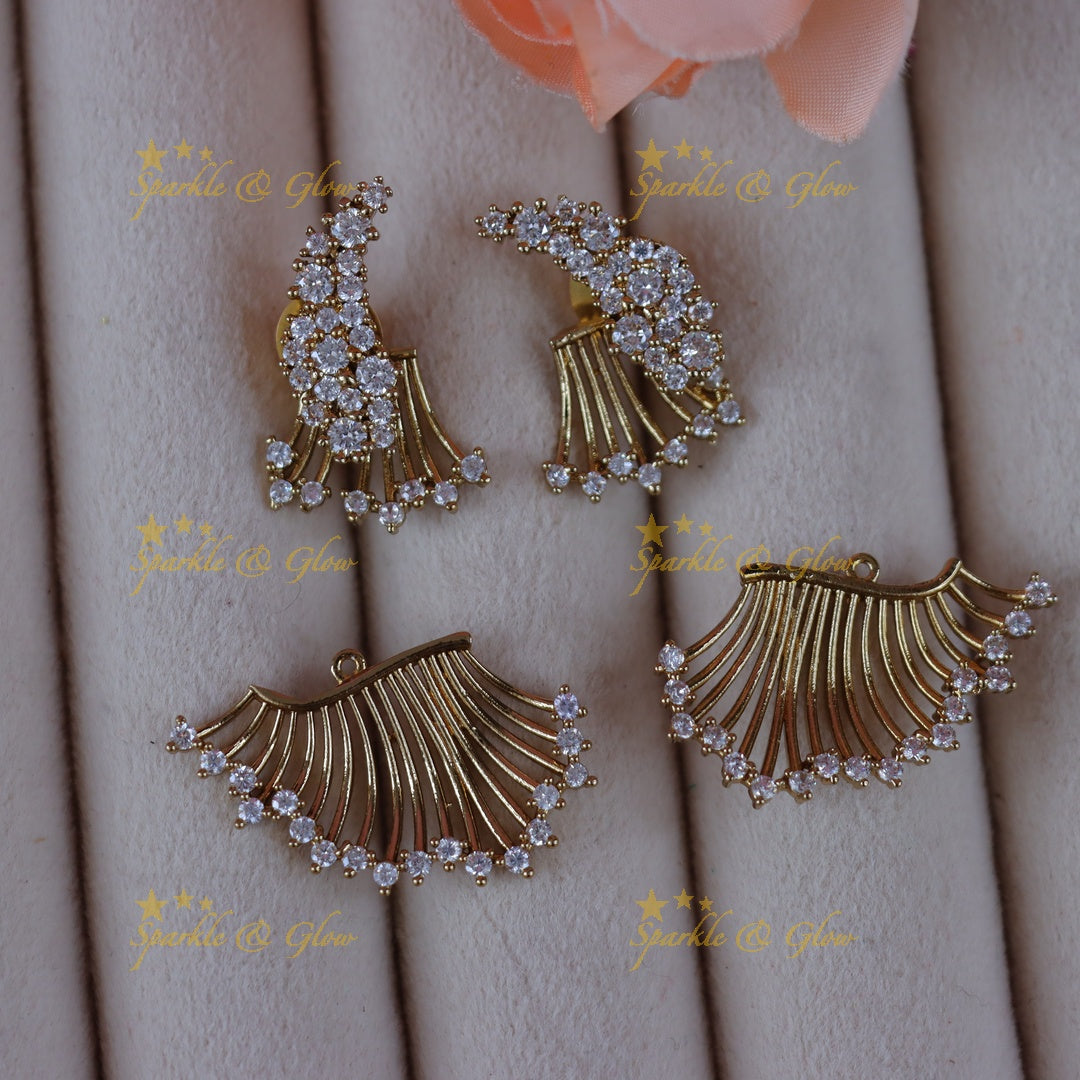 Exquisite Mango Stone Earrings for Elegant Festivities