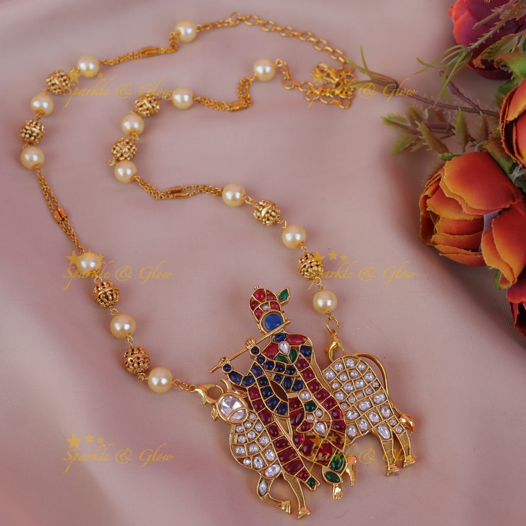 Exquisite Pearl Jadau Necklace for Elegant Weddings