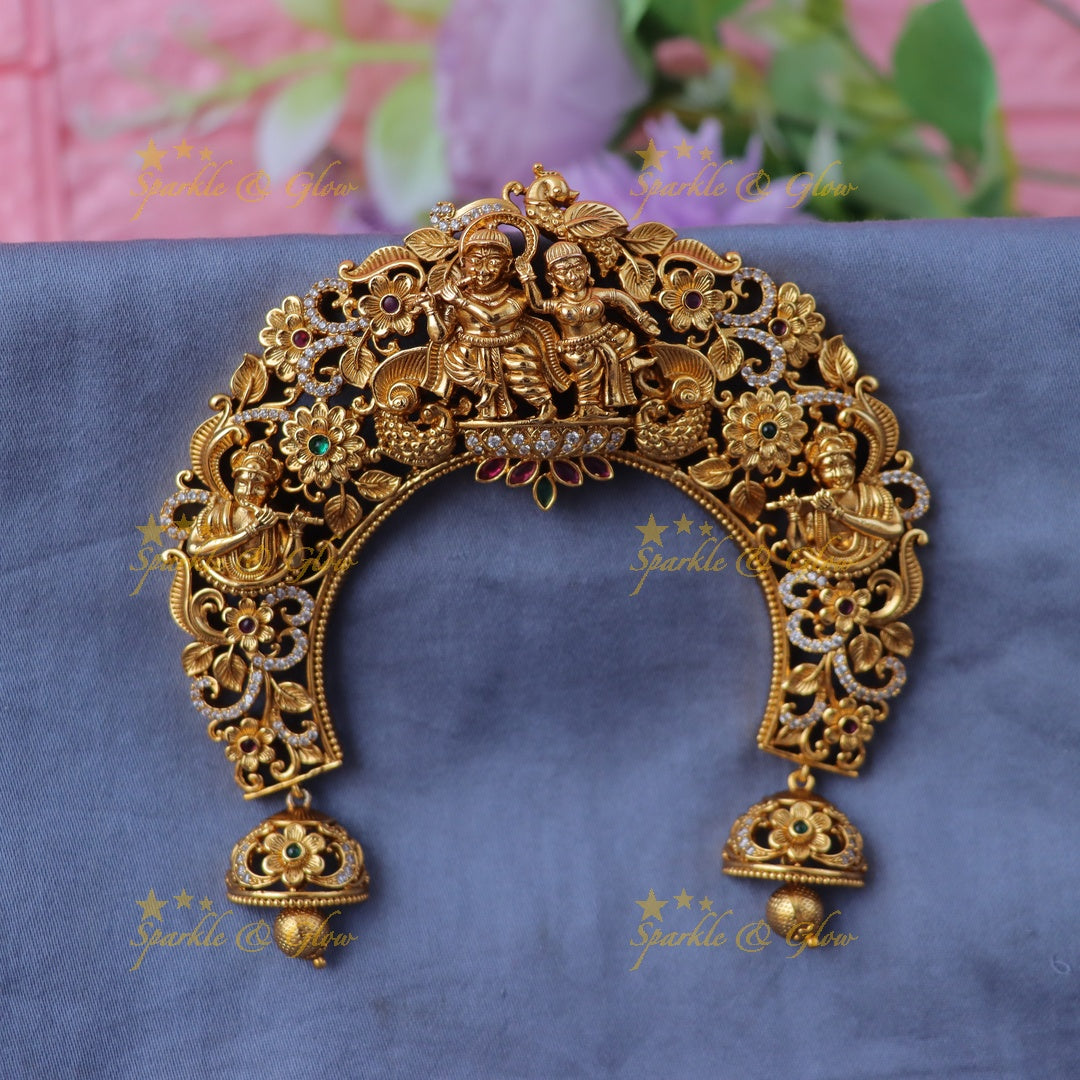 Exquisite Radha Krishna Jhumka for Timeless Elegance