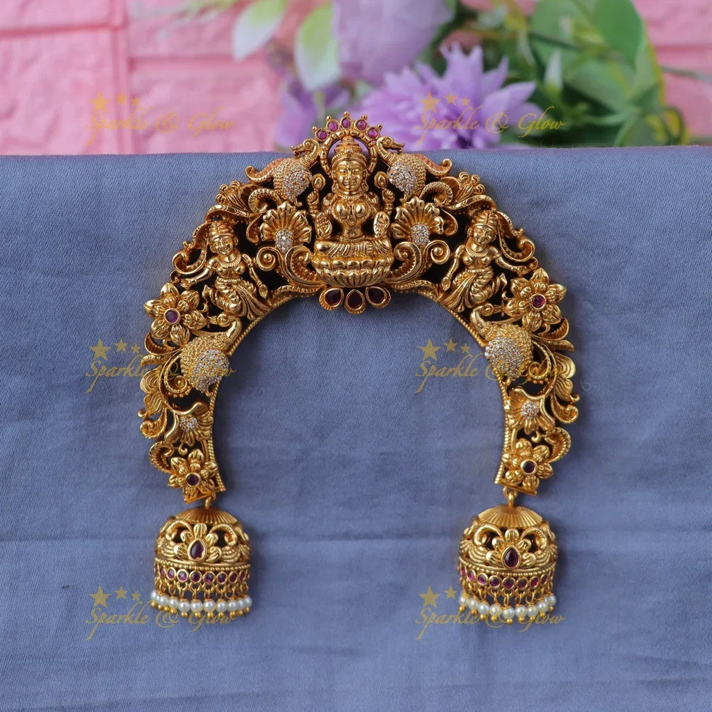 Exquisite Lakshmi Jadabilla – Temple Elegance Redefined