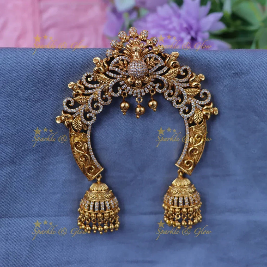 Elegant Pearl Peacock Adornments for Special Occasions